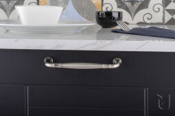 Úchytka Turia 128 nikl broušený 